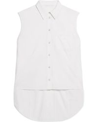 Helmut Lang - Sleeveless Apex Tail Shirt - Lyst