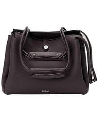 Loewe - Medium Leather Madrid Shoulder Bag - Lyst
