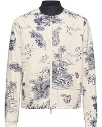 Moncler - Reversible Printed Poplin Jacket - Lyst