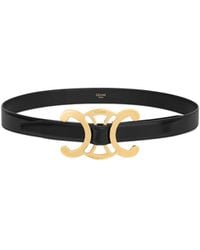 Celine - Triomphe Core Belt 25Mm - Lyst