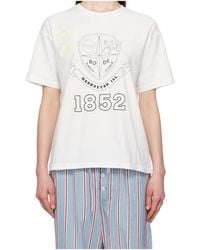 Bode - Crest Crew Neck T-Shirt - Lyst