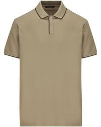 Loro Piana - Button Detailed Short-Sleeved Polo Shirt - Lyst
