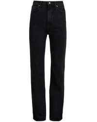 KHAITE - High-Waisted Straight-Leg Jeans - Lyst