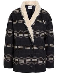 Isabel Marant - Qayla Jacquard Cotton-Blend Coat - Lyst