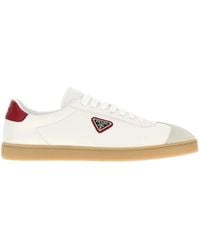 Prada - Logoed Sneakers - Lyst