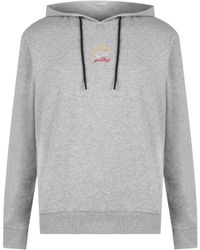 Paul & Shark - Logo Printed Hooded Hoodie - Lyst