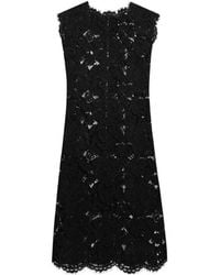 Dolce & Gabbana - Dna Lace Detailed Mini Dress - Lyst