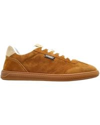 Versace - Greca Court Suede Sneakers - Lyst