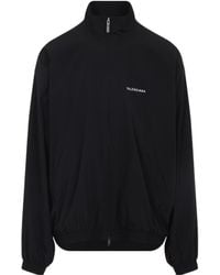 Balenciaga - High Neck Zip-Up Jacket - Lyst