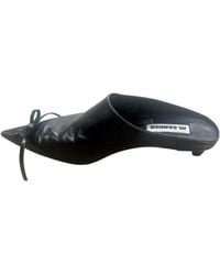 Jil Sander - 25Mm Bow-Detail Leather Mules - Lyst