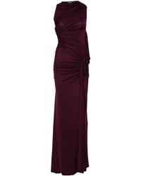 Atlein - Draped Maxi Dress - Lyst