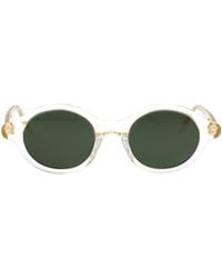Loewe - Oval Frame Sunglasses - Lyst