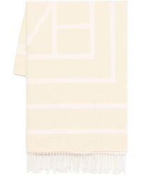 TOTEME - Monogram-Jacquard Scarf - Lyst