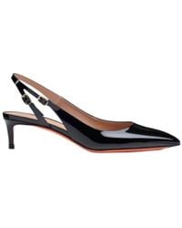Santoni - Low-Heel Slingback Pumps - Lyst