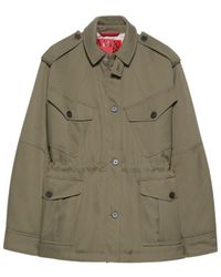 MAX&Co. - Padded Gabardine Field Jacket - Lyst