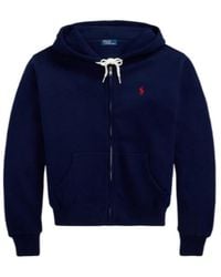 Polo Ralph Lauren - Zip-Up Drawstring Hoodie - Lyst