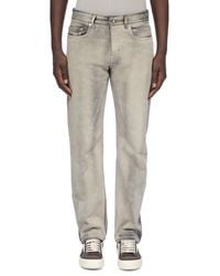 Rick Owens - Fog Cut Faded-Effect Jeans - Lyst