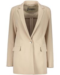 Herno - Single-Breasted Tailored Blazer - Lyst