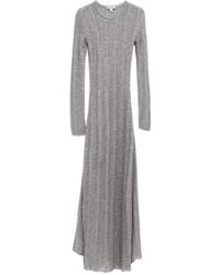 Alaïa - Alaïa Long Sequin Knitted Dress - Lyst