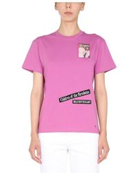 Raf Simons - Front Logo Patch T-Shirts - Lyst