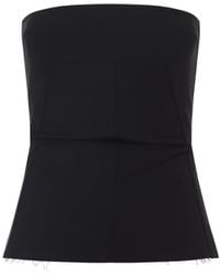 Rick Owens - Wool Bustier Top - Lyst