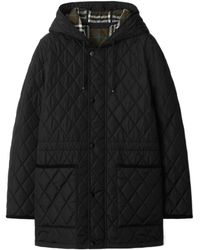 Burberry - Devon Quilted Hooded Parka - Lyst