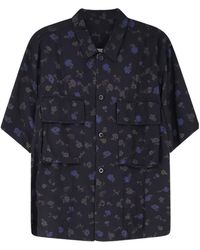 Sacai - Floral Print Shirt - Lyst
