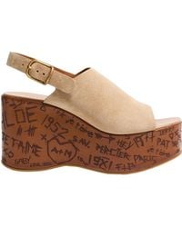 Chloé - Wedge Sandals "Maxime" - Lyst