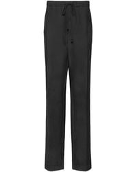 Maison Margiela - Drawstring Straight-Leg Trousers - Lyst