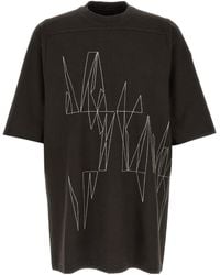 Moncler - Rick Owens Short Sleeve Crewneck T-Shirt - Lyst