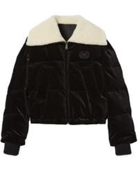 Gucci - Velvet Padded Jacket - Lyst