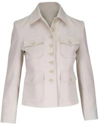 Nili Lotan - Jamison Stone Wool Jacket - Lyst