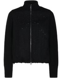 Fabiana Filippi - Zip-Up Knitted Jacket - Lyst