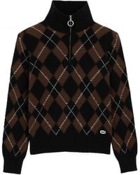 Ami Paris - Long-Sleeve Knit Top - Lyst