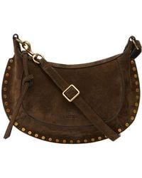 Isabel Marant - Oskan Moon Zipped Medium Shoulder Bag - Lyst