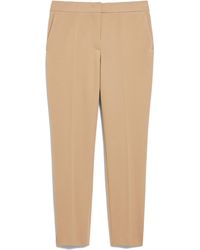 Max Mara - Pegno Viscose Jersey Trousers - Lyst
