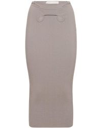 Dion Lee - Hollow Knitted Mid-Length Skirt - Lyst