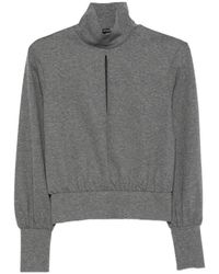 Patrizia Pepe - High-Neck Cutout Cropped Top - Lyst