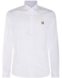 Maison Kitsuné - Cotton Fox Head Shirt - Lyst