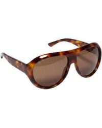 Gucci - Pilot Frame Sunglasses - Lyst