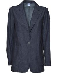 Aspesi - Single-Breasted Denim Jacket - Lyst