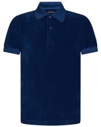 Tom Ford - Towelling Polo Shirt - Lyst