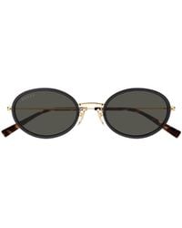 Gucci - Eyewear Round Frame Sunglasses - Lyst