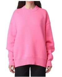 Palm Angels - Palm Tree Intarsia Crewneck Jumper - Lyst
