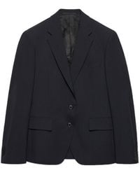 Prada - Single-Breasted Tailored Blazer - Lyst