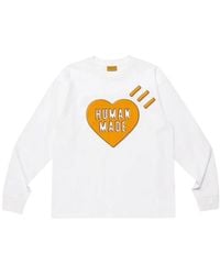 Human Made - Heart-Logo Long-Sleeve T-Shirt - Lyst