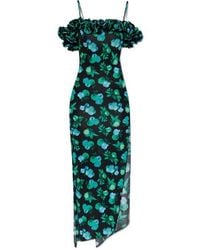 Coperni - Ruffle-Detail Midi Dress - Lyst