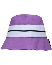 Palm Angels - Logo Patch Venice Striped Bucket Hat - Lyst