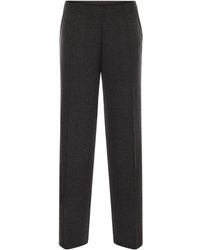 Max Mara - Flat-Front Side-Pocket Trousers - Lyst