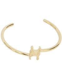 Celine - Triomphe Asymmetric Cuff - Lyst